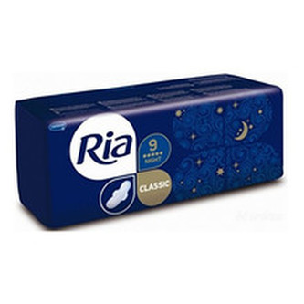 Ria Dlouhé hygienické vložky s křidélky Ria Classic Night 9 ks woman