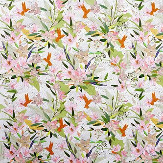 Balicí papír 50x70 cm Royal Lilly white 01487 Royal Lilly white GOLDBUCH