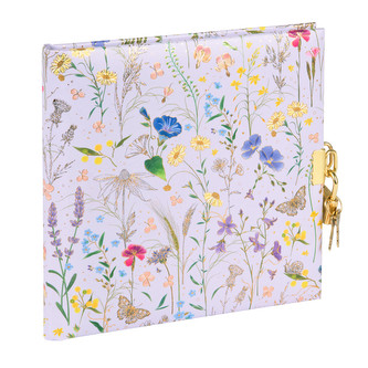 Deník 17x17 cm Summer Meadow lilac 44575 Summer Meadow lilac GOLDBUCH