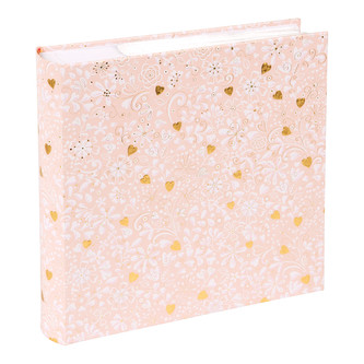 Fotoalbum slip-in 200/10x15 cm  23x23 cm Finamente rosé 17334 Finamente rosé GOLDBUCH