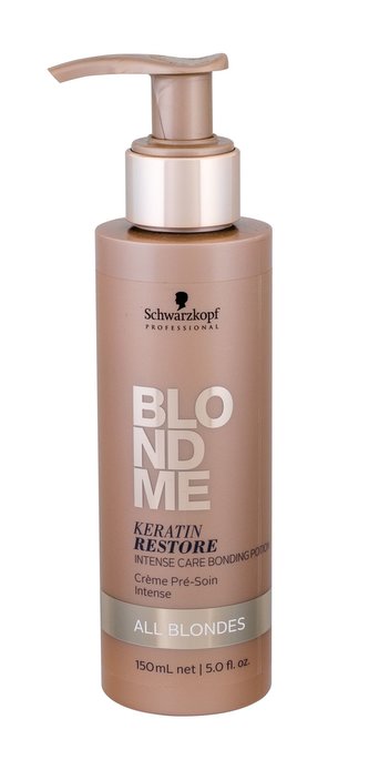 Schwarzkopf Professional Intenzivní keratinová kúra pro blonďaté vlasy BLONDME (Keratin Restore Intense Care Bonding Potion) 150 ml woman