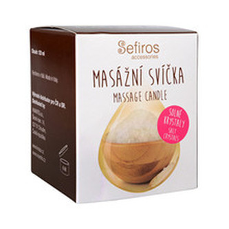 Sefiros Masážní svíčka Solné krystaly (Massage Candle) 120 ml unisex
