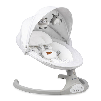 MoMi - Hojdacie ležadlo KENANI light grey MoMi - Hojdacie ležadlo KENANI light grey