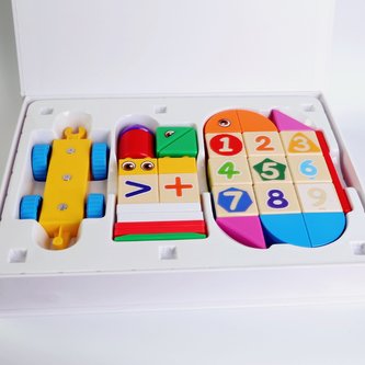 CONSTRUCT EDU ALILO Počítání magnetická stavebnice 30 dílů