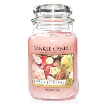 Yankee Candle Aromatická svíčka velká Fresh Cut Roses 623 g unisex