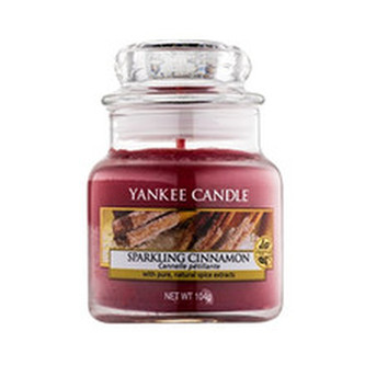 Yankee Candle Vonná svíčka Classic střední Třpytivá skořice (Sparkling Cinnamon) 411 g unisex
