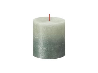 Bolsius Rustic Sunset Válec 68x80mm Foggy Green + Oxid Blue