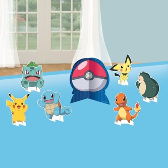 Sada dekorací na stůl - Pokemon 7 ks