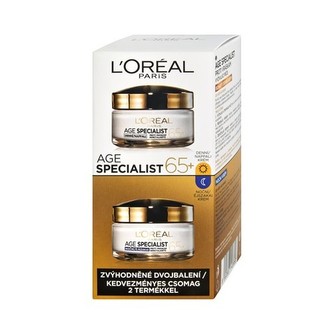 L´Oréal Paris Sada denního a nočního krému proti vráskám Age Specialist 65+ woman