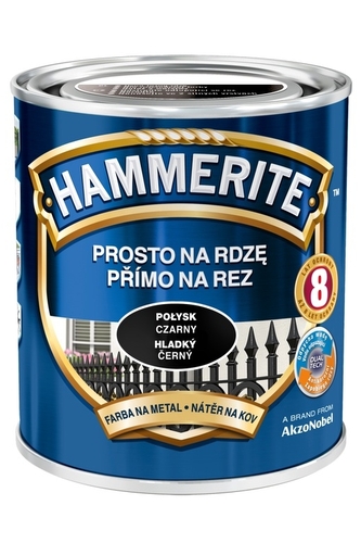 Hammerite Přímo na rez hladký 0,7l Tmavě zelený
