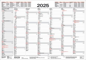 Tafelkalender A5 "Stabil" 2025