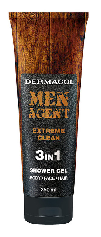 Dermacol Sprchový gel pro muže 3v1 Extreme Clean Men Agent (Shower Gel) 250 ml man