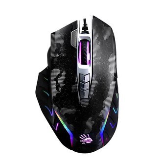 A4tech BLOODY J95S Activated, podsvícená herní myš, 8000 DPI, USB, černá satelitní A4tech BLOODY J95S Activated, podsvícená herní myš, 8000 DPI, USB, černá satelitní