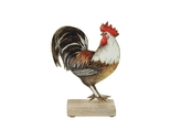 Dekorace kohout M 17x12x5 cm