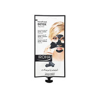 Iroha Čisticí slupovací maska s dřevěným uhlím (Detox Peel-Off Mask Charcoal) 18 g woman