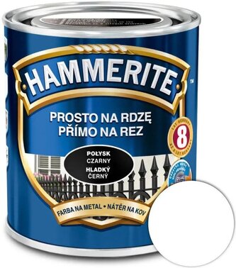 Hammerite Přímo na rez hladký 0,7l Bílý
