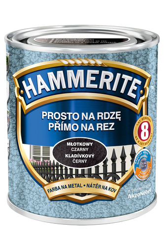 Hammerite Přímo na rez kladívkový 2,5l Světle modrý