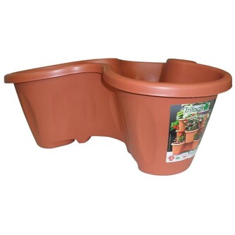 BAMA Květináč modulární TRIFOGLIO, terracota