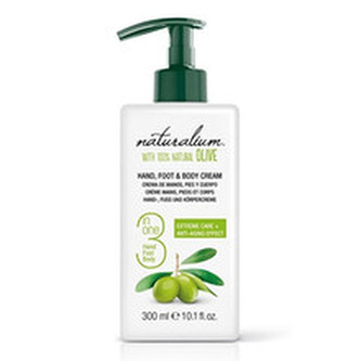 Naturalium Pečující krém na ruce, nohy a tělo s olivovým olejem (Hand, Foot & Body Cream) 300 ml woman