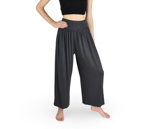 Volné kalhoty PAKPAO s širokou pasovku - šedé