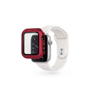 EPICO GLASS CASE APPLE WATCH 4/5/6/SE (40 mm) - červená