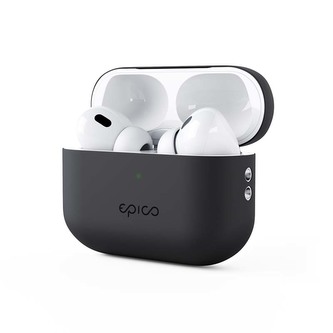 EPICO silikonové pouzdro pro Airpods Pro 2 - černé