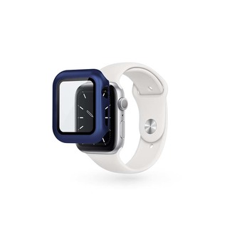 EPICO GLASS CASE APPLE WATCH 4/5/6/SE (40 mm) - modrá