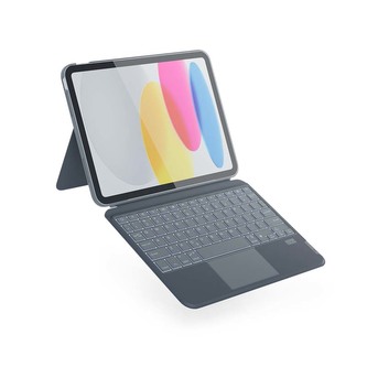 Epico Backlit Keyboard Case for iPad 10,2" - HU/šedá