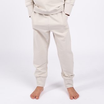 Moniel Dětské rostoucí tepláky Basic Light Beige 74 cm