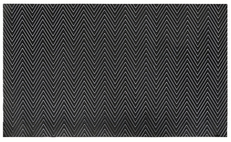 Gumová rohožka - předložka PADUA stříbrná 45x75 cm Mybesthome