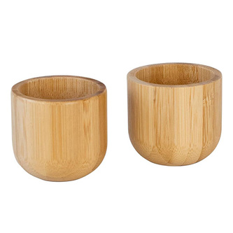 Stojan Pebbly, NBA206, na vajíčka, 2 ks, bambus, 5 x 4,5 cm