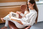 Moniel dámské tepláky Basic Light Beige S
