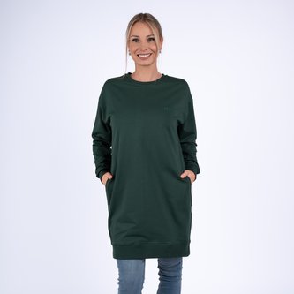 Moniel kojící mikina dlouhá Basic Dark Green S