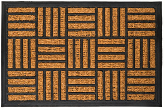 Rohožka z přírodního kokosového vlákna TARTAN III. 40x60 cm Mybesthome