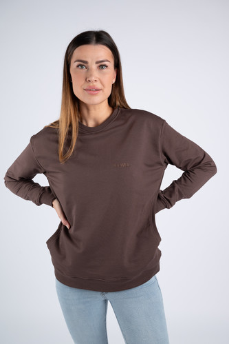 Moniel kojící mikina krátká Basic Chocolate XL