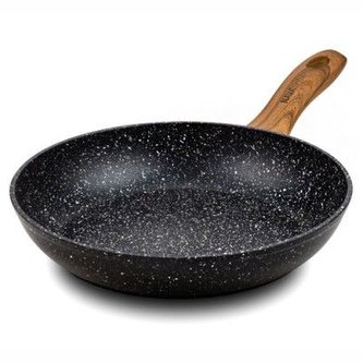 pánev d26cm, NATURE, nepřil.povrch-kámen, rukojeť plast,  indukce