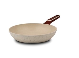 pánev d24cm, TERRESTRIAL, nepřil.povrch-béž.granit,  indukce