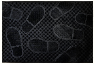 Gumová rohožka - předložka MIX-MAT 002 40x60 cm černá Mybesthome