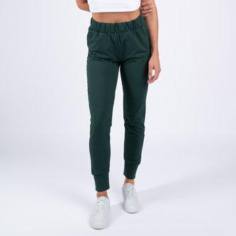 Moniel dámské tepláky Basic Dark Green S