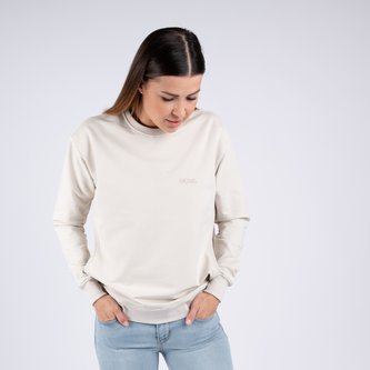 Moniel kojící mikina krátká Basic Light Beige XXL