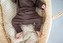 Moniel Dětské rostoucí tepláky Basic Chocolate 110/116 cm