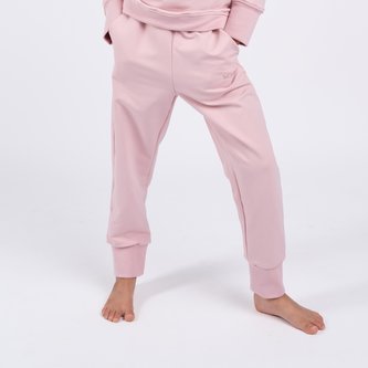 Moniel Dětské rostoucí tepláky Basic Powder Pink 50/56 cm