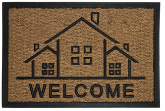 Rohožka z přírodního kokosového vlákna TARTAN IV. 40x60 cm Mybesthome