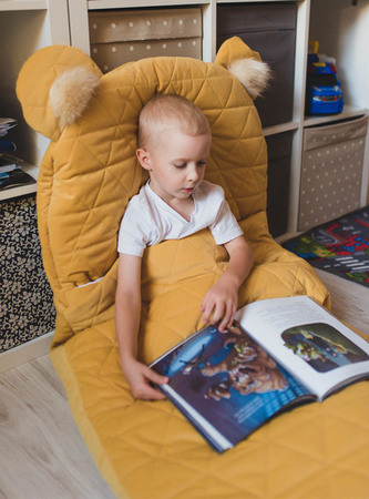 Kinder Hop Spací pytel Dream Catcher Triangles Mustard 120x60