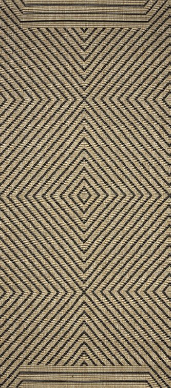 Venkovní vzorovaný běhoun PANAMA 450 natural 80x150 cm Mybesthome