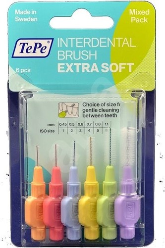 TePe Mezizubní kartáčky Start MIX (Extra Soft) 6 ks unisex