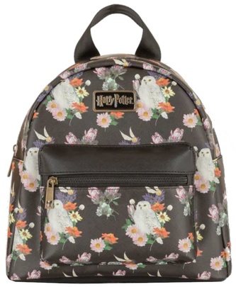 Dámský batoh Harry Potter: Květinová Hedvika (objem 10 litrů|25 x 25 x 15 cm)