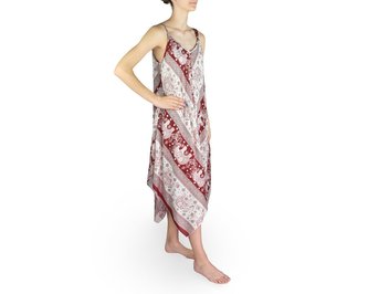 Dámské šaty IRADA, sloni, vínové