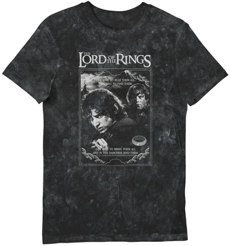 Pánské tričko The Lord Of The Rings|Pán prstenů: The Fellowship (2XL) černá bavlna