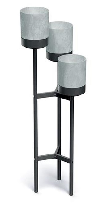 Stojan Prosperplast na květiny Bloomie Stand šedý 42 cm Stojan Prosperplast na květiny Bloomie Stand šedý 42 cm